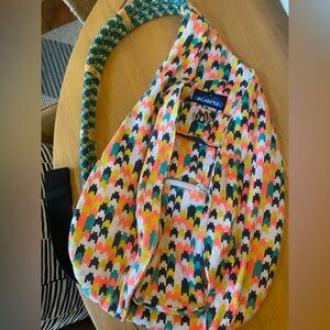 KAVU Multicolor Geometric Limited Edition Sling Bag